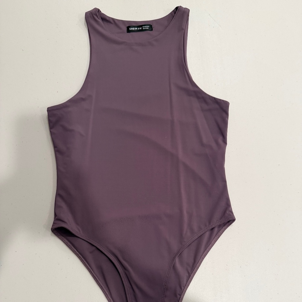 Purple Tank Body Suit - Medium